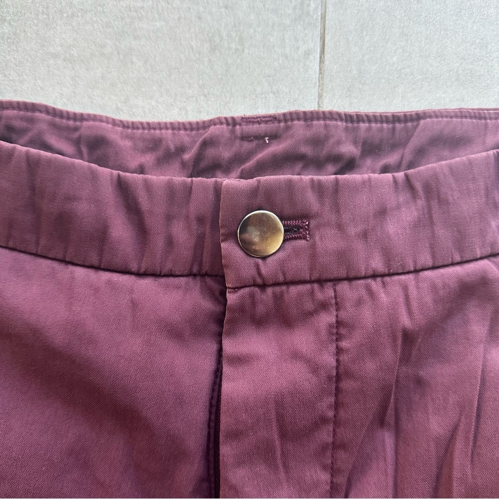 Lululemon Athletica Maroon Chinos with Soft Texture